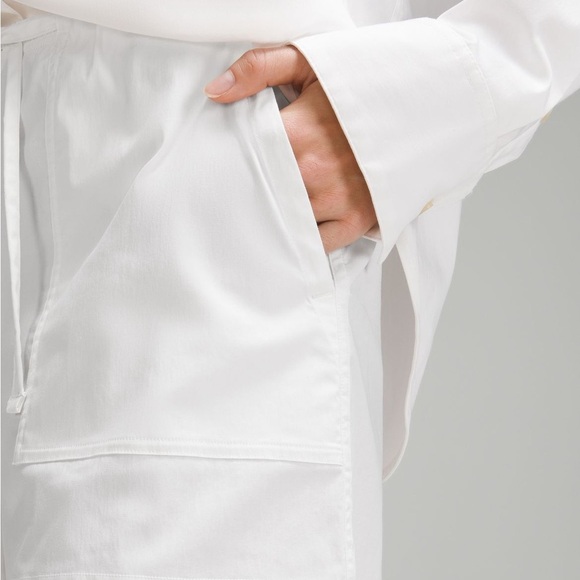 NWT Lululemon Cotton Blend Poplin High Rise Short 4” - Picture 9 of 9